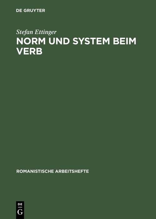 Produktbild: Norm und System beim Verb
