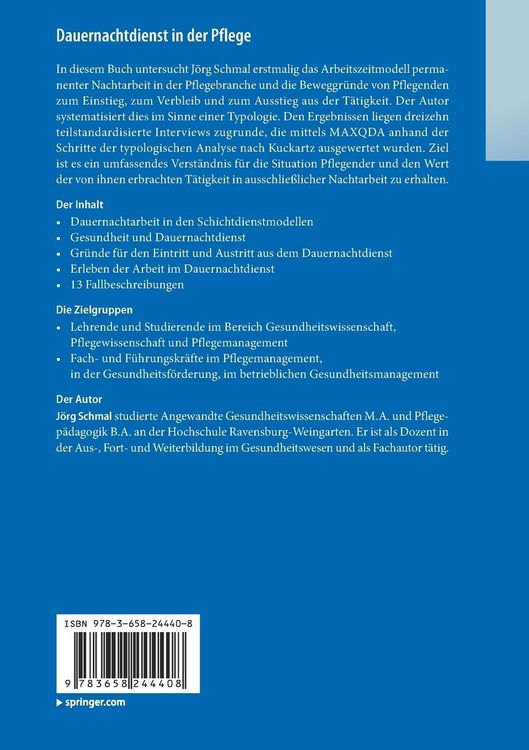 Produktbild: Dauernachtdienst in der Pflege