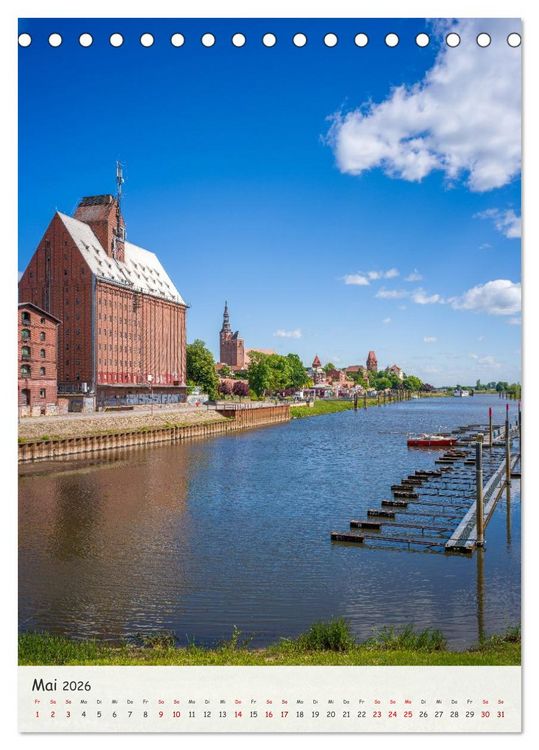 Produktbild: Tangerm&uuml;nde - Historische Altstadt an der Elbe (Tischkalender 2026 DIN A5 hoch), CALVENDO Monatskalender