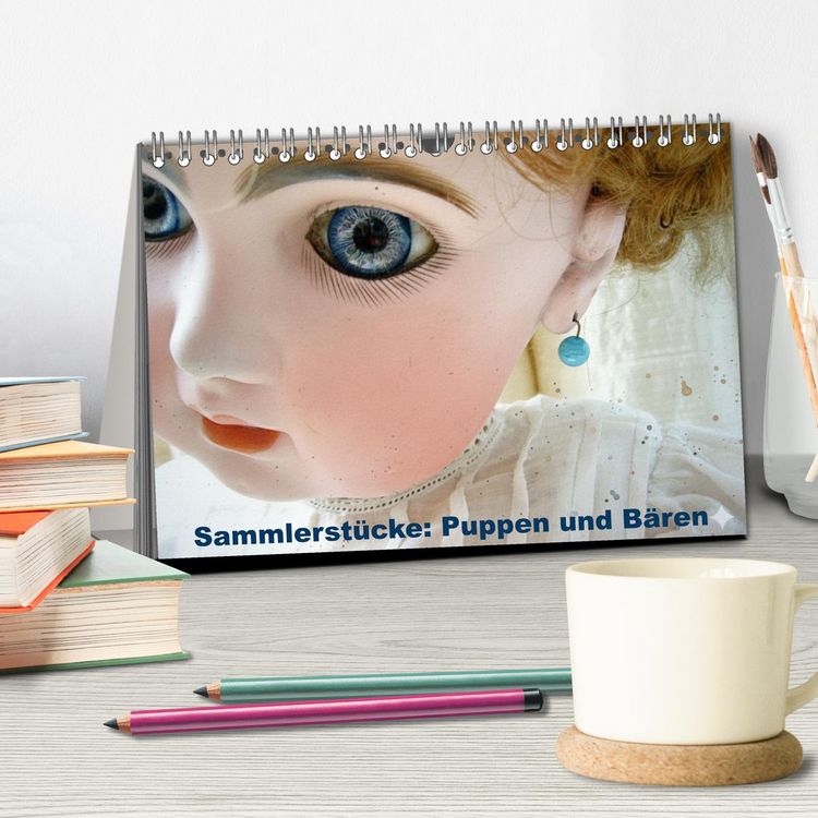Produktbild: Sammlerst&uuml;cke: Puppen und B&auml;ren (Tischkalender 2026 DIN A5 quer), CALVENDO Monatskalender
