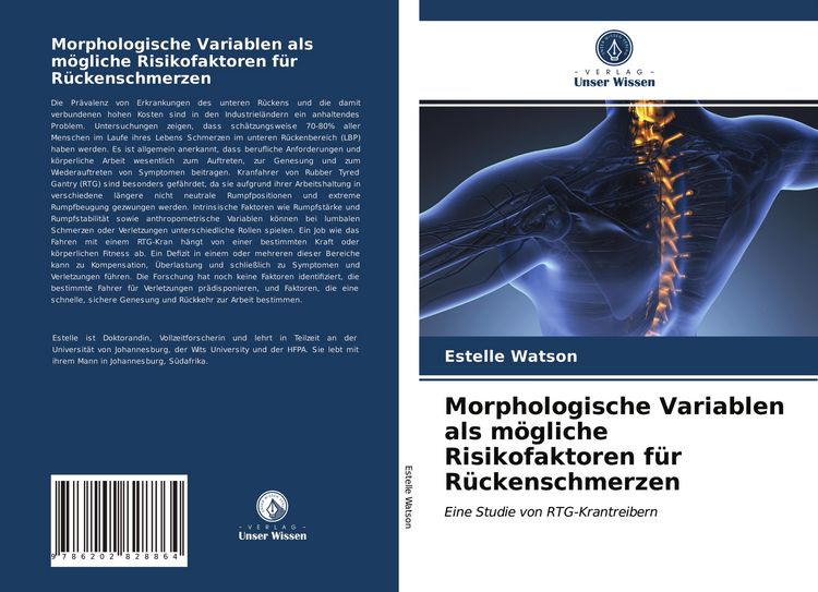Produktbild: Morphologische Variablen als m&ouml;gliche Risikofaktoren f&uuml;r R&uuml;ckenschmerzen