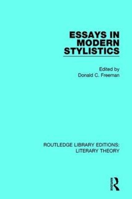 Produktbild: Essays in Modern Stylistics