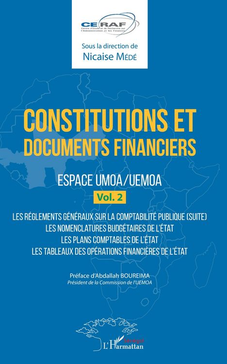 Produktbild: Constitutions et documents financiers Vol 2 Espace UMOA/UEMOA