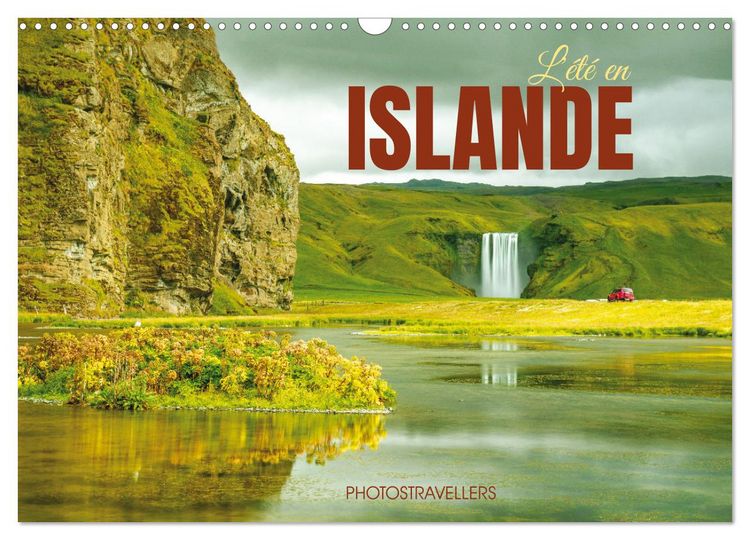 Produktbild: L'&eacute;t&eacute; en Islande (Calendrier mural 2027 DIN A3 vertical), CALVENDO calendrier mensuel