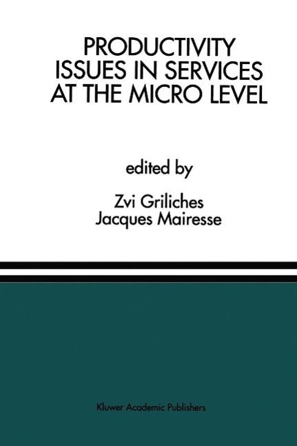 Produktbild: Productivity Issues in Services at the Micro Level