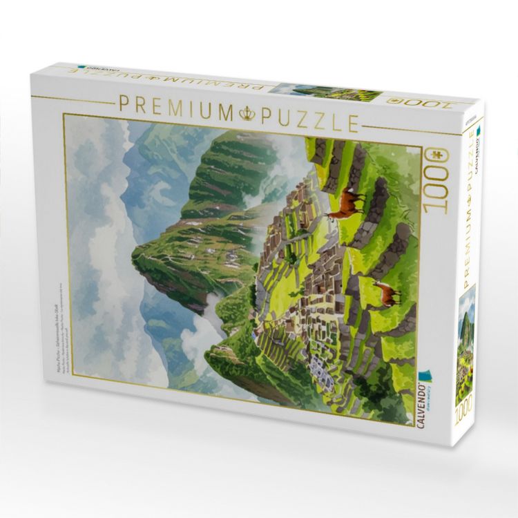 Produktbild: CALVENDO Puzzle Machu Picchu - Geheimnisvolle Inka-Stadt | 1000 Teile Lege-Gr&ouml;&szlig;e 64x48cm Foto-Puzzle f&uuml;r gl&uuml;ckliche Stunden
