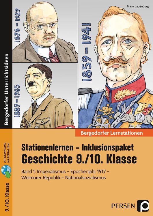 Produktbild: Stationenlernen Geschichte 9/10 Band 1 - inklusiv