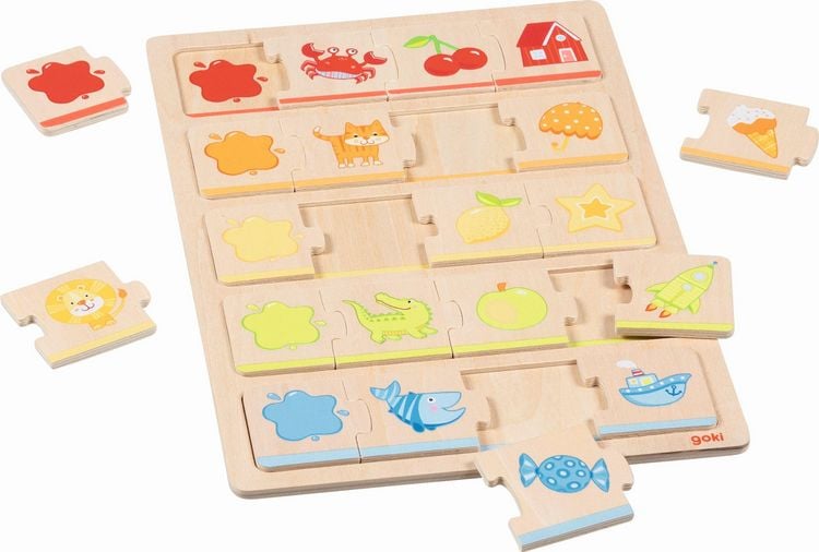 Produktbild: Goki 57343 - Mein erstes Farbenpuzzle