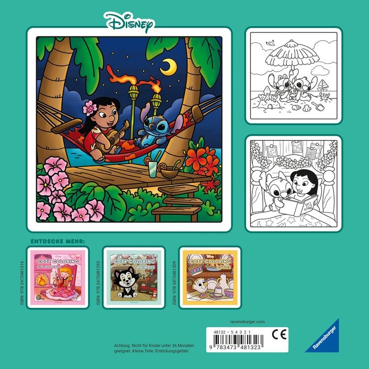 Produktbild: Cozy Coloring Disney - Lilo & Stitch