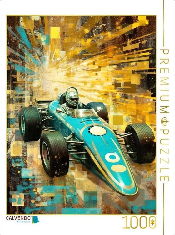 Produktbild: CALVENDO Puzzle Rennwagen | 1000 Teile Lege-Gr&ouml;&szlig;e 64x48cm Foto-Puzzle f&uuml;r gl&uuml;ckliche Stunden