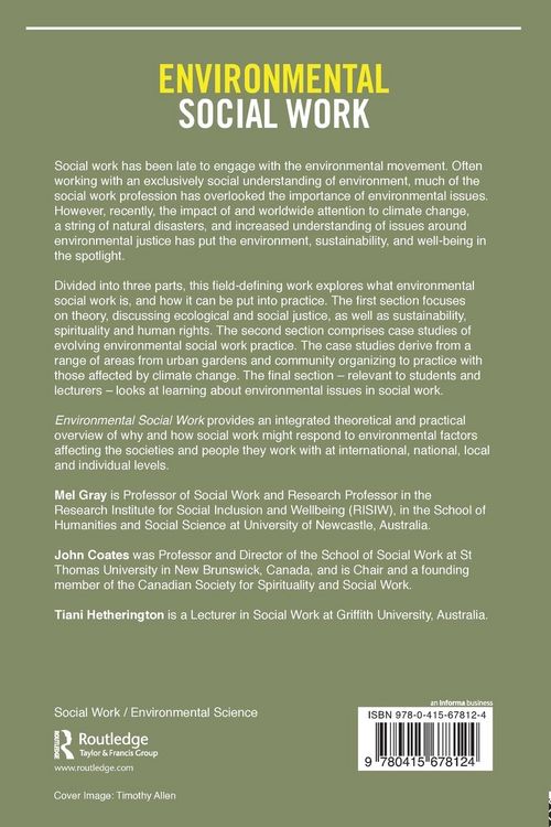 Produktbild: Environmental Social Work