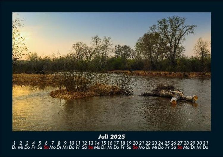 Produktbild: Landschaftskalender 2025 Fotokalender DIN A5