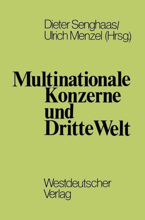 Produktbild: Multinationale Konzerne und Dritte Welt