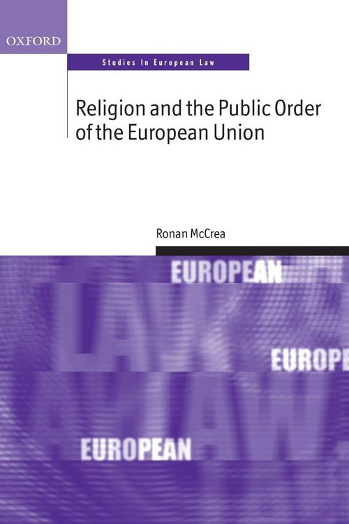 Produktbild: Religion and the Public Order of the European Union
