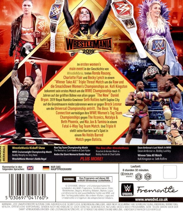 Produktbild: WrestleMania 35 [3 BRs]
