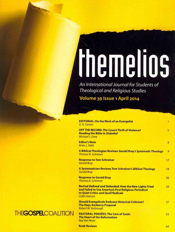 Produktbild: Themelios, Volume 39, Issue 1