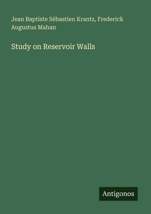 Produktbild: Study on Reservoir Walls