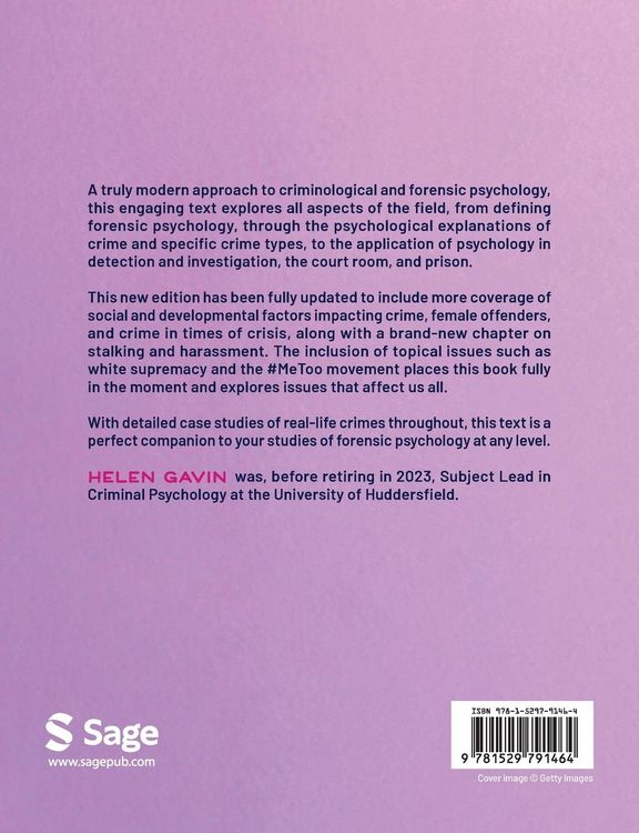 Produktbild: Criminological and Forensic Psychology