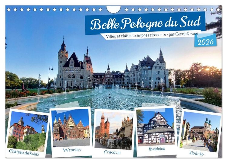 Produktbild: Belle Pologne du Sud (Calendrier mural 2026 DIN A4 vertical), CALVENDO calendrier mensuel
