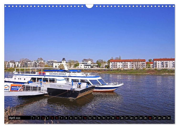 Produktbild: Fr&uuml;hling in Magdeburg (Wandkalender 2026 DIN A3 quer), CALVENDO Monatskalender