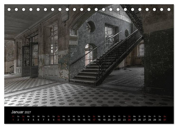 Produktbild: Verlassene Orte - Berlin - Brandenburg (Tischkalender 2027 DIN A5 quer), CALVENDO Monatskalender