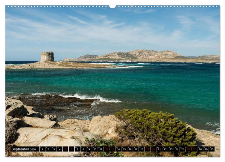 Produktbild: Wildes Sardinien 2026 (Wandkalender 2026 DIN A2 quer), CALVENDO Monatskalender