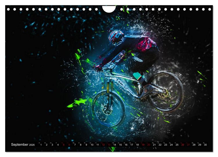 Produktbild: Downhill Explosion (Wandkalender 2026 DIN A4 quer), CALVENDO Monatskalender