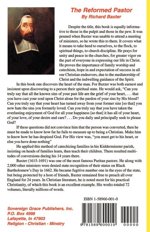 Produktbild: The Reformed Pastor
