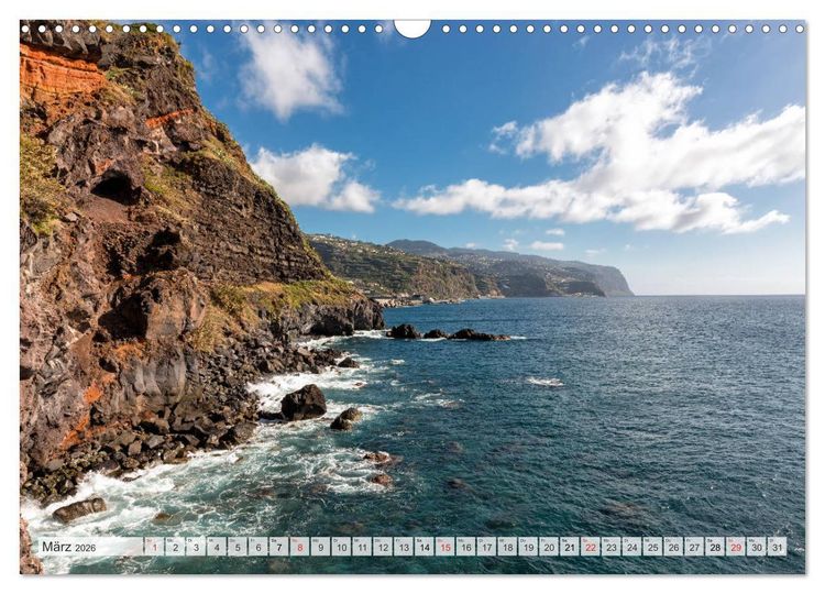 Produktbild: Madeira - eine Rundreise (Wandkalender 2026 DIN A3 quer), CALVENDO Monatskalender