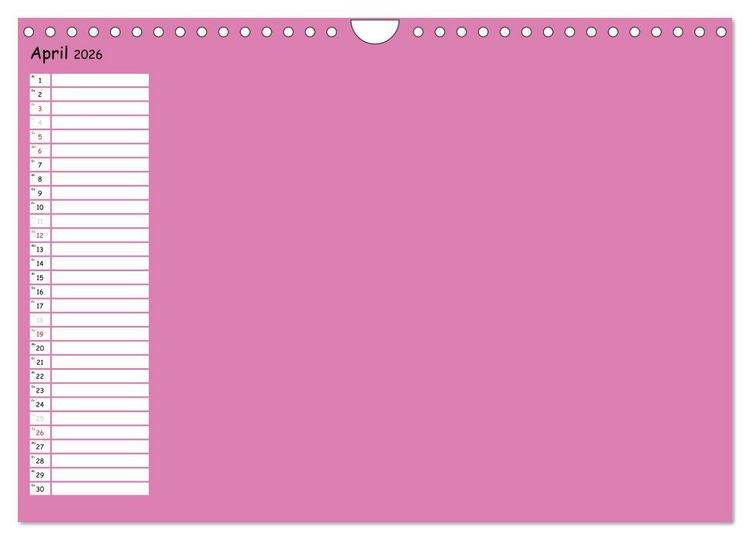Produktbild: Bunter Bastelkalender (Wandkalender 2026 DIN A4 quer), CALVENDO Monatskalender
