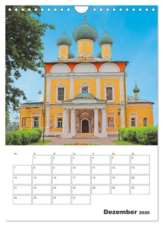Produktbild: Russland - Terminplaner (Wandkalender 2026 DIN A4 hoch), CALVENDO Monatskalender