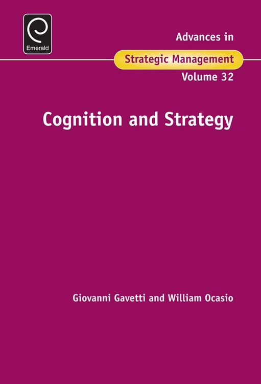 Produktbild: Cognition & Strategy