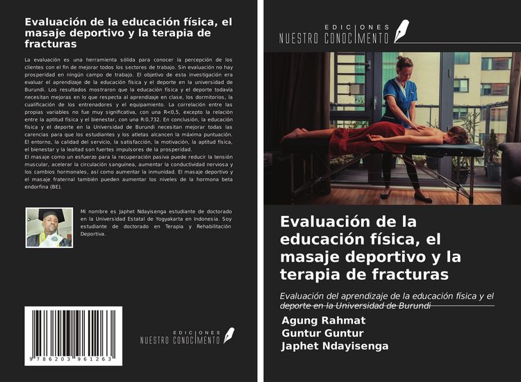 Produktbild: Evaluaci&oacute;n de la educaci&oacute;n f&iacute;sica, el masaje deportivo y la terapia de fracturas