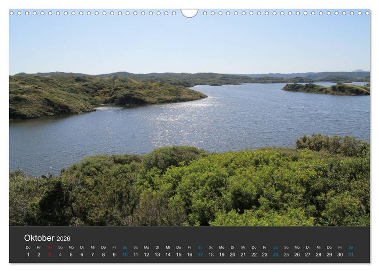 Produktbild: Menorcas unber&uuml;hrte Natur (Wandkalender 2026 DIN A3 quer), CALVENDO Monatskalender