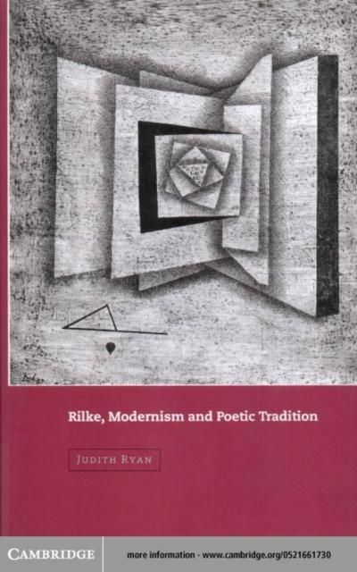 Produktbild: Rilke, Modernism and Poetic Tradition