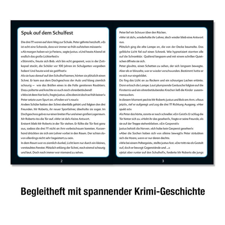 Produktbild: Krimipuzzle Die drei ??? Kids 200 Teile / Spuk auf dem Schulfest