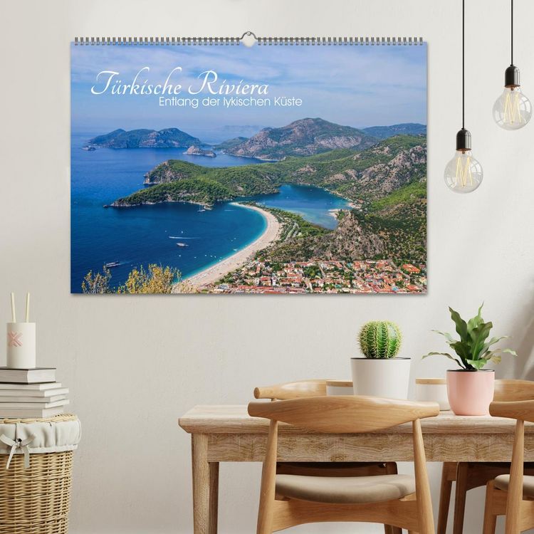 Produktbild: T&uuml;rkische Riviera - Entlang der lykischen K&uuml;ste (Wandkalender 2026 DIN A2 quer), CALVENDO Monatskalender