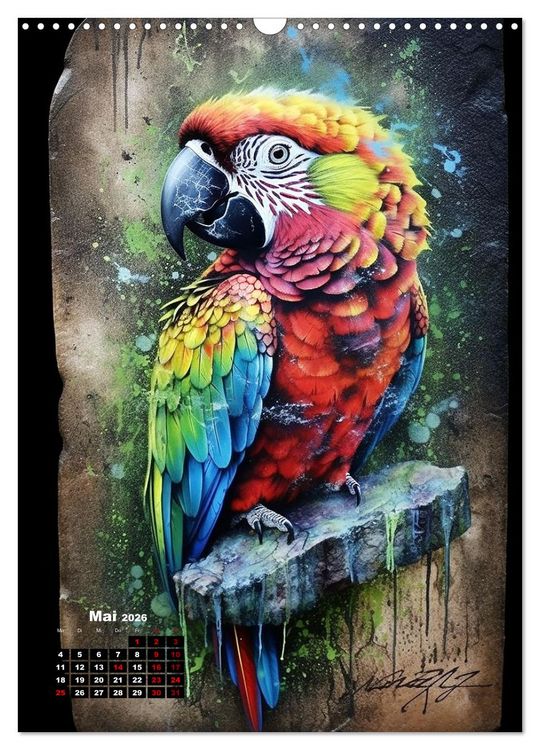 Produktbild: Graffiti Art (Wandkalender 2026 DIN A3 hoch), CALVENDO Monatskalender