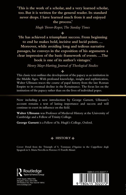 Produktbild: A Short History of the Papacy in the Middle Ages