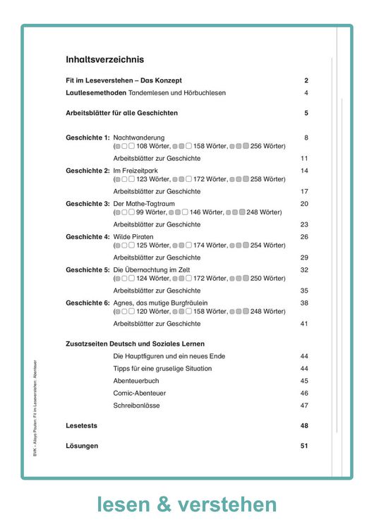 Produktbild: Fit im Leseverstehen &ndash; Abenteuer