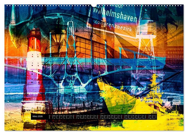 Produktbild: POP ART 3500 (hochwertiger Premium Wandkalender 2026 DIN A2 quer), Kunstdruck in Hochglanz