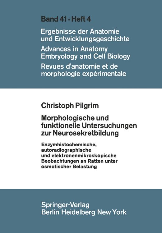 Produktbild: Morphologische und funktionelle Untersuchungen zur Neurosekretbildung