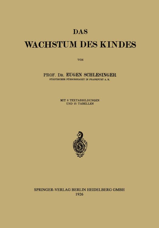 Produktbild: Das Wachstum des Kindes