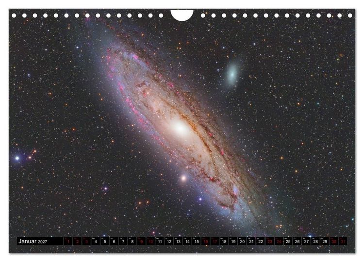 Produktbild: Nachthimmel (Wandkalender 2027 DIN A4 quer), CALVENDO Monatskalender