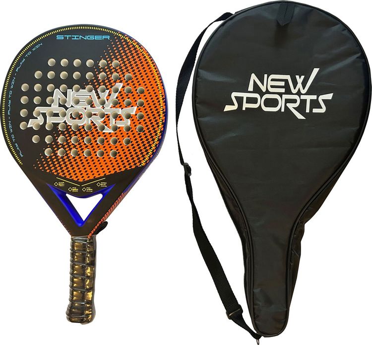 Produktbild: New Sports Padelschl&auml;ger mit Tasche