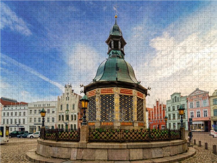 Produktbild: CALVENDO Puzzle Ein Motiv aus dem Kalender Wismar Impressionen | 1000 Teile Lege-Gr&ouml;&szlig;e 64x48cm Foto-Puzzle f&uuml;r gl&uuml;ckliche Stunden