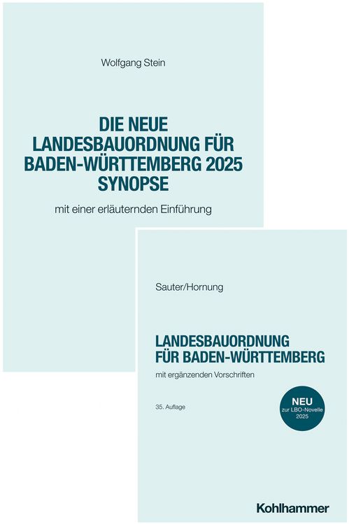 Produktbild: Landesbauordnung f&uuml;r Baden-W&uuml;rttemberg - Textausgabe + Synopse - Paket