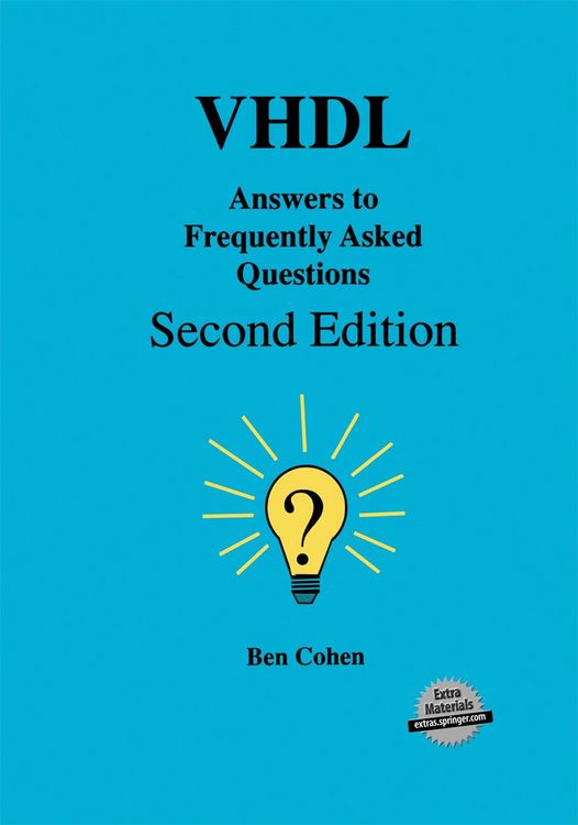 Produktbild: VHDL Answers to Frequently Asked Questions