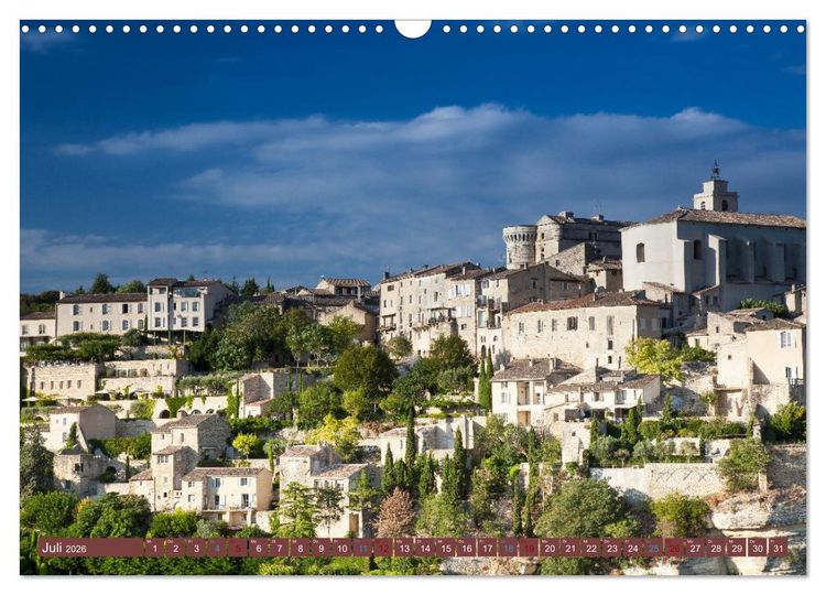 Produktbild: Frankreich. Ein Streifzug durch die D&ouml;rfer der franz&ouml;sischen Provence (Wandkalender 2026 DIN A3 quer), CALVENDO Monatskalender