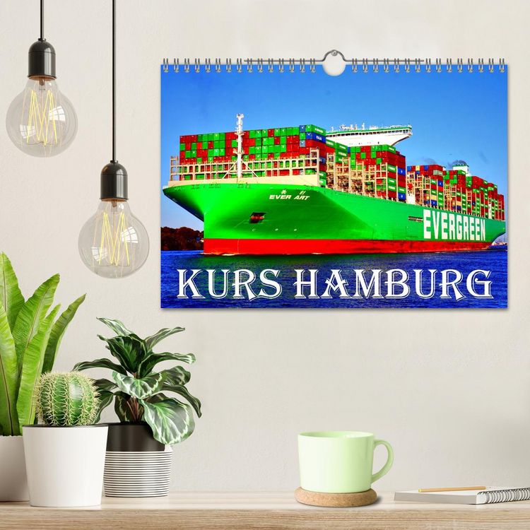 Produktbild: KURS HAMBURG (Wandkalender 2026 DIN A4 quer), CALVENDO Monatskalender